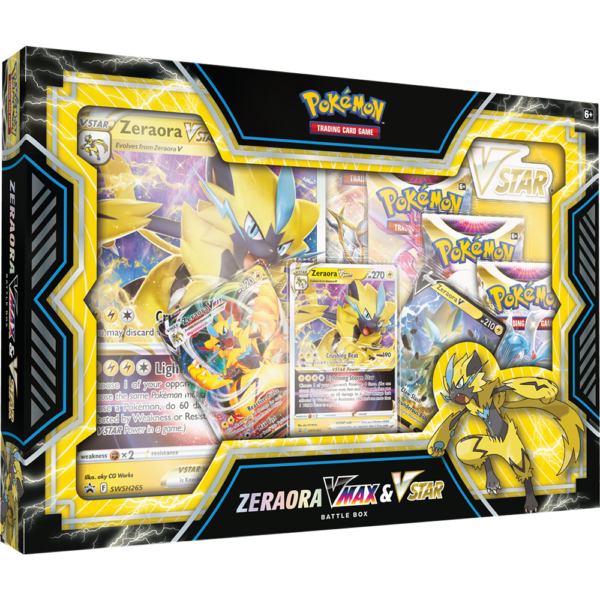 Pokémon Zeraora Vmax & Vstar Battle Box