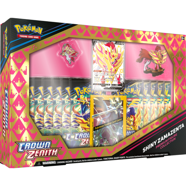 Pokemon Crown Zenith Shiny Zamazenta Premium Figure Collection