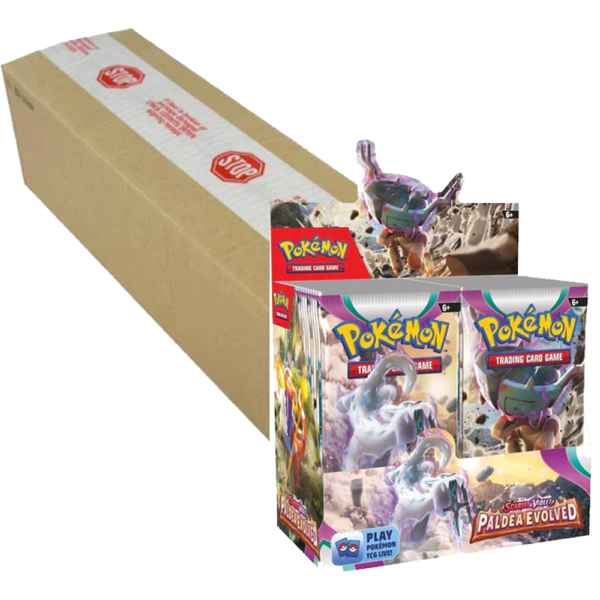 Pokémon Scarlet & Violet Paldea Evolved Boosterbox CASE (6 boxen sealed in 1 case)