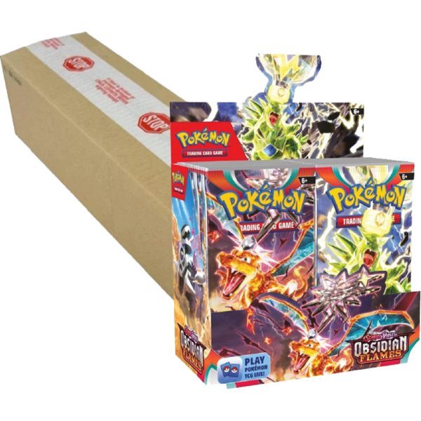 Pokémon Scarlet & Violet Obsidian Flames Booster Box Case