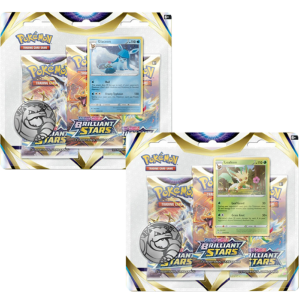 Pokémon TCG Brilliant Stars 3 Pack Blister