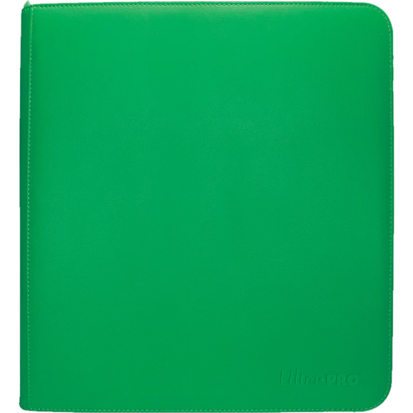 Ultra Pro Vivid 12-pocket Zippered PRO-Binder – Green