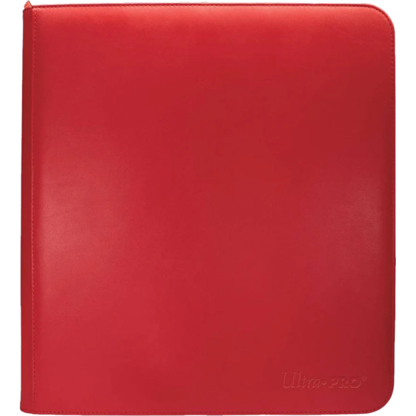 Ultra Pro Vivid 12-pocket Zippered PRO-Binder – Red