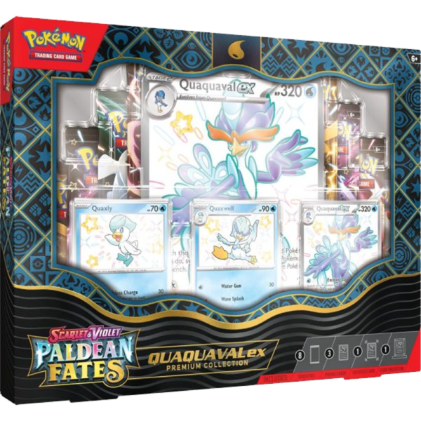 Pokemon Paldean Fates Premium Collection – Quaquaval EX