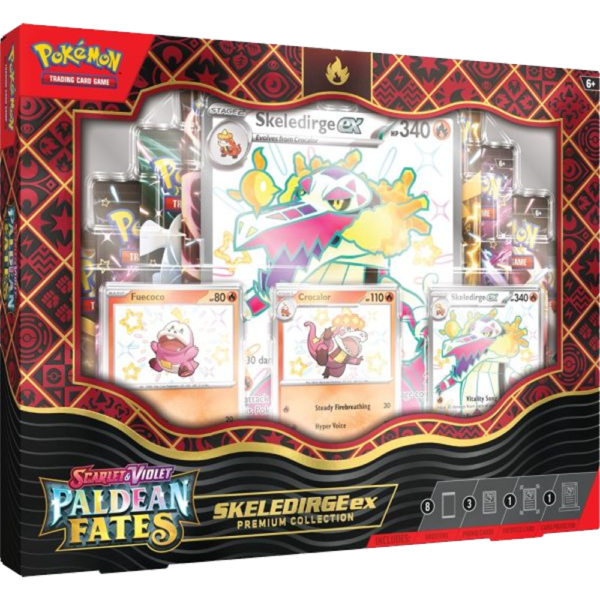 Pokemon Paldean Fates Premium Collection – Skeledirge EX