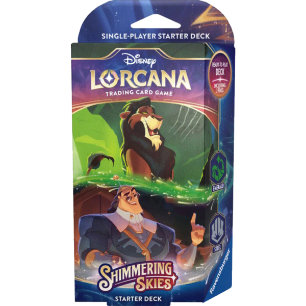 Disney Lorcana TCG - Shimmering Skies - Scar & Kronk Starter Deck