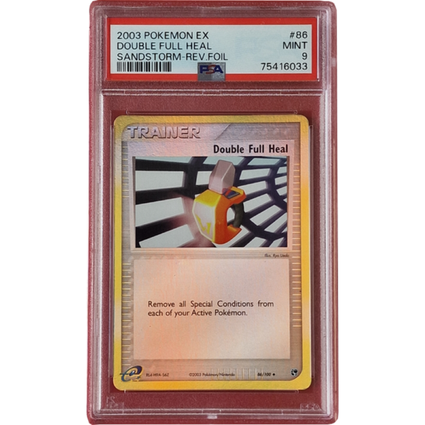 Double Full Heal - Rev. Foil Sandstorm PSA 9