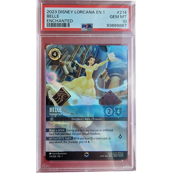 Belle - Enchanted Disney Lorcana The First Chapter PSA 10