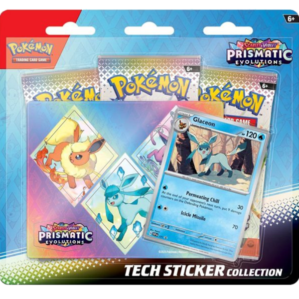 Prismatic Evolutions Tech Sticker Collection Glaceon