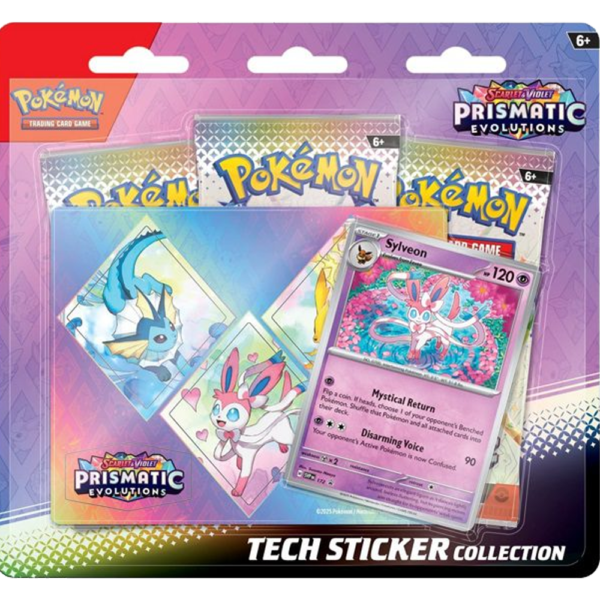 Prismatic Evolutions Tech Sticker Collection Sylveon