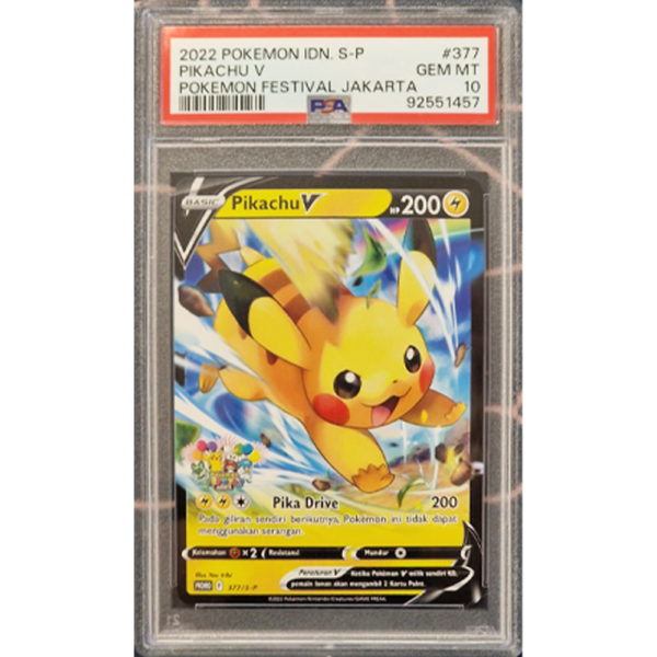 Pikachu V - Pokemon Festival Jakarta - PSA 10