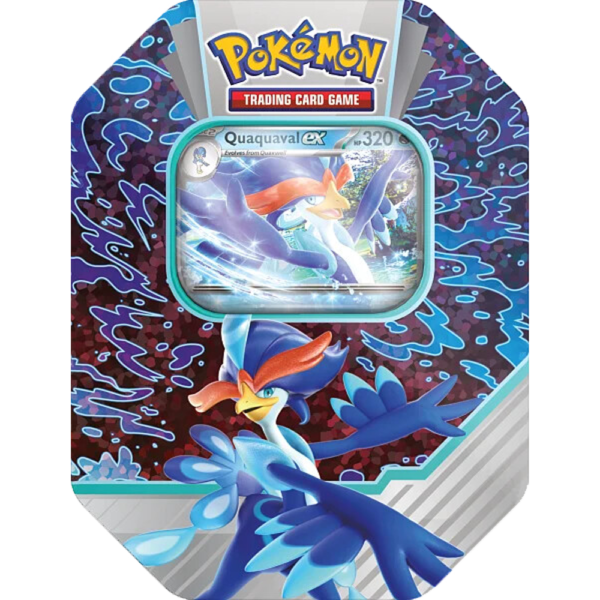 Pokemon Paldea Partners Tin – Quaquaval EX