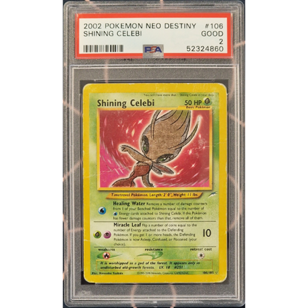 Shining Celebi - Neo Destiny - PSA 2