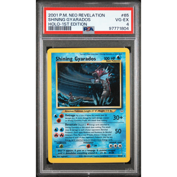 Shining Gyarados - Neo Revelation (mislabeled) - PSA 4