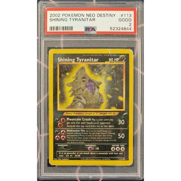 Shining Tyranitar - Neo Destiny - PSA 2