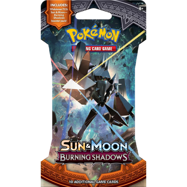 Sun & Moon Burning Shadows Sleeved Booster Pack