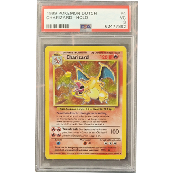 Charizard - Base Set NL - PSA 3