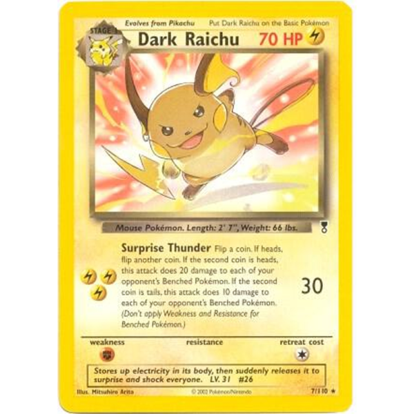 Dark Raichu - Legendary Collection - EXC