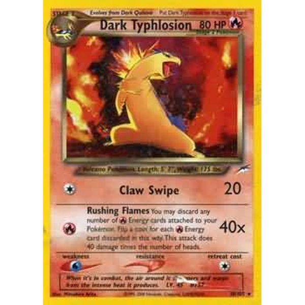 Dark Typhlosion - Neo Destiny - Good