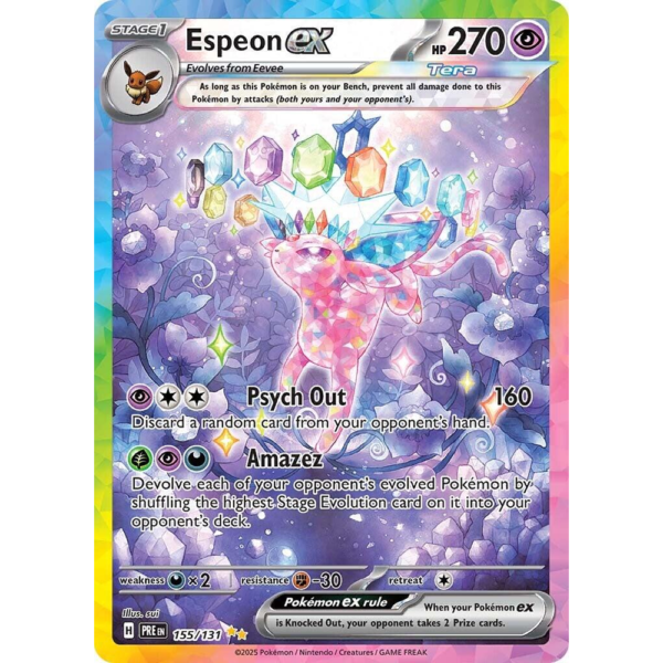 Espeon ex - Prismatic Festival - NM