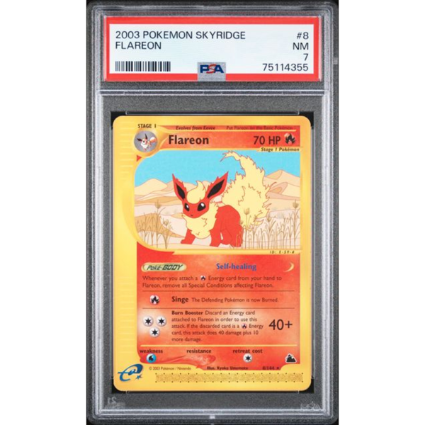 Flareon - Skyridge - PSA 7