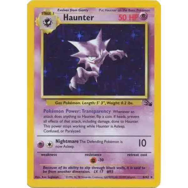 Haunter 6 - Fossil - Good