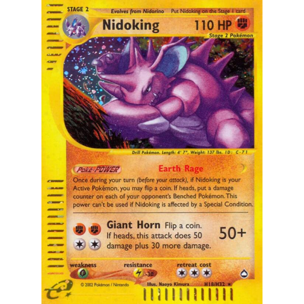 Nidoking - Aquapolis - NM