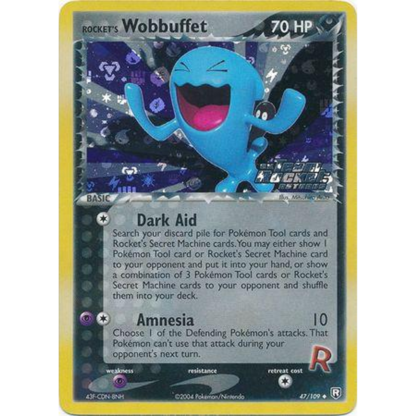 Rocket's Wobbuffet - Reverse Team Rocket Returns - Good