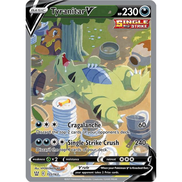 Tyranitar V - Battle Styles - NM