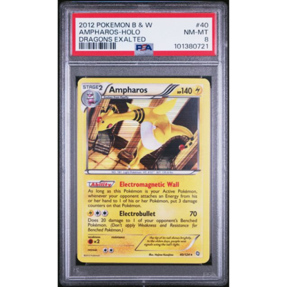 Ampharos - Dragons Exalted - PSA 8