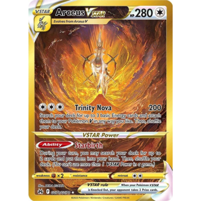 Arceus Vstar - Crown Zenith - NM