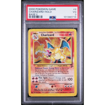 Charizard - Base Set 2 - PSA 3