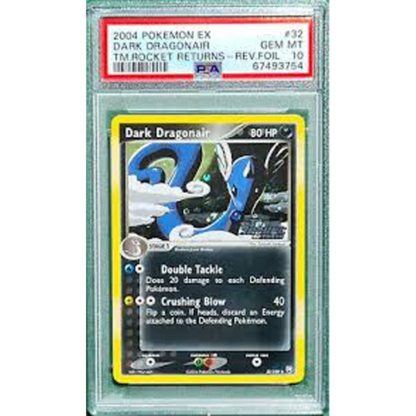 Dark Dragonair Reverse - Team Rocket Returns - PSA 10