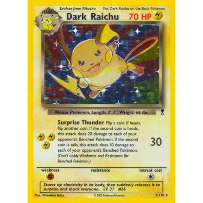 Dark Raichu - Legendary Collection - Good