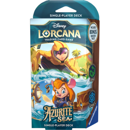 Disney Lorcana - Azurite Sea Starter Deck Go Go Tomago & Gadget Hackwrench