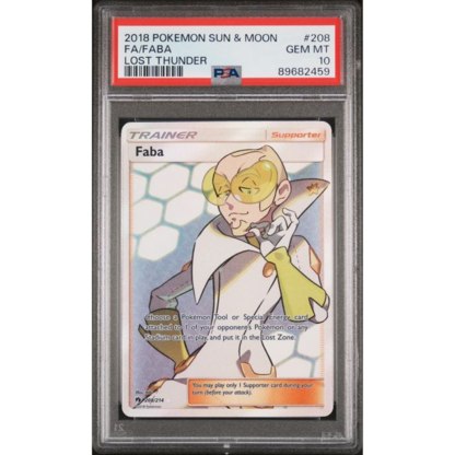 Faba - Lost Thunder - PSA 10