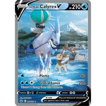 Ice Rider Calyrex V - Chilling Reign - NM