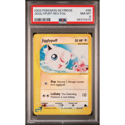 Jigglypuff Reverse - Skyridge - PSA 8