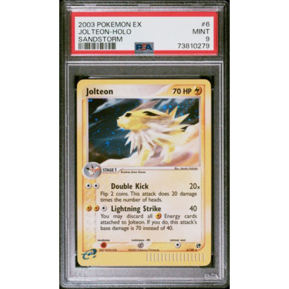 Jolteon - Sandstorm - PSA 9