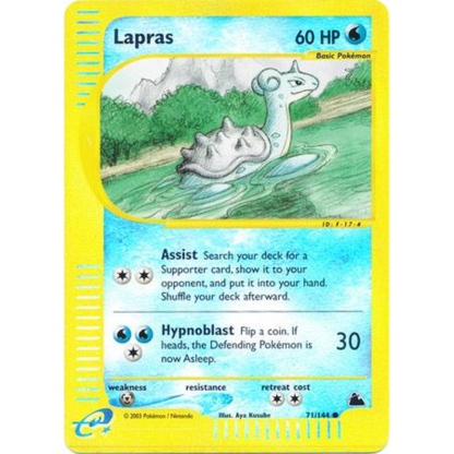 Lapras - Reverse Foil Skyridge - NM