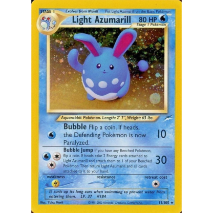 Light Azumarill - Neo Destiny - NM