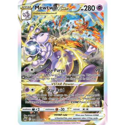 Mewtwo Vstar - Crown Zenith - NM