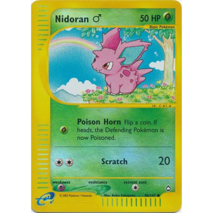 Nidoran - Reverse Foil Aquapolis - NM