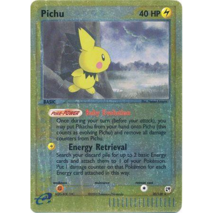 Pichu - Reverse Foil Sandstorm - Good