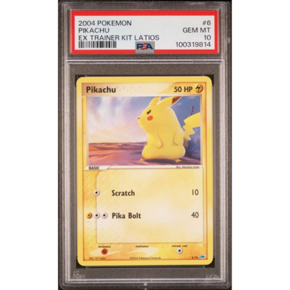 Pikachu - Trainer Kit Latios - PSA 10