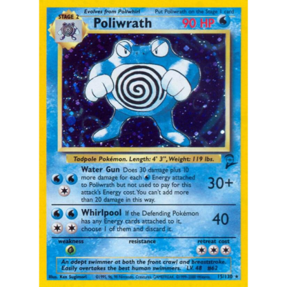 Poliwrath - Base Set 2 - EXC