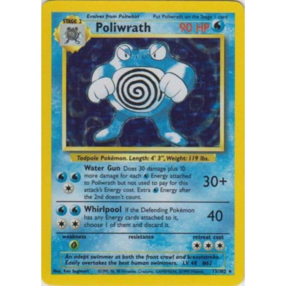 Poliwrath - Base Set - Good