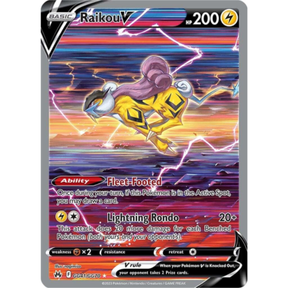 Raikou V - Crown Zenith - NM