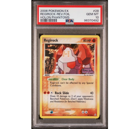 Regirock Reverse - Holon Phantoms - PSA 10