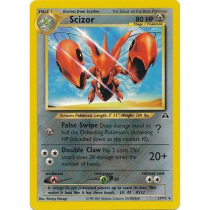 Scizor - 1st Edition Neo Discovery - NM